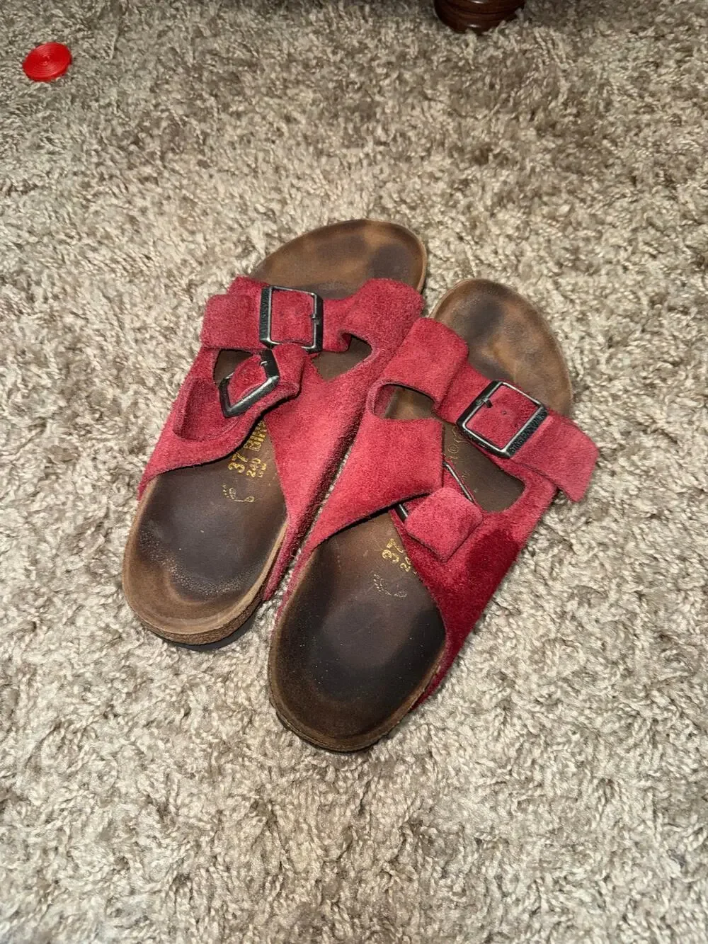 Birkenstock Arizona suede sandals in zinfandel size 37 U.S 6-6.5 women's 2026